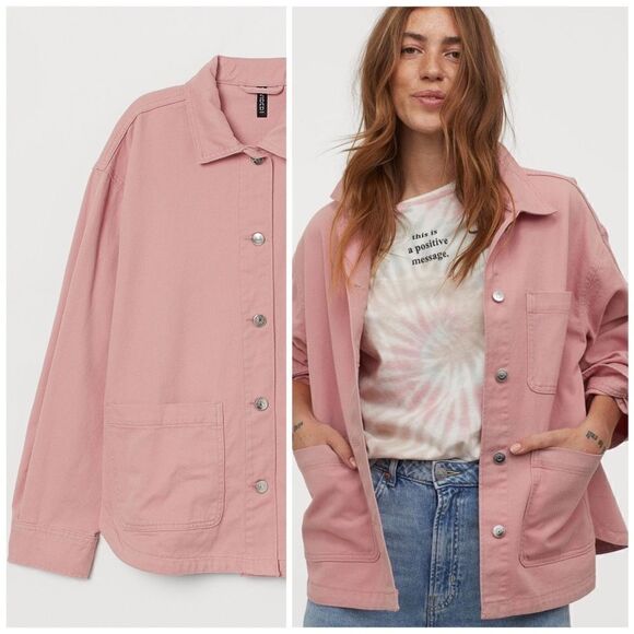 H&M Jackets & Blazers - H&M Twill Shirt Jacket NEW